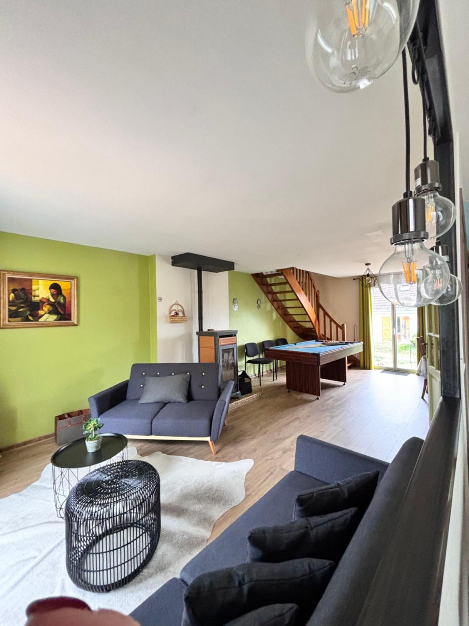 Вилла Le Bleu De B. Saint-Etienne-en-Bresse Экстерьер фото